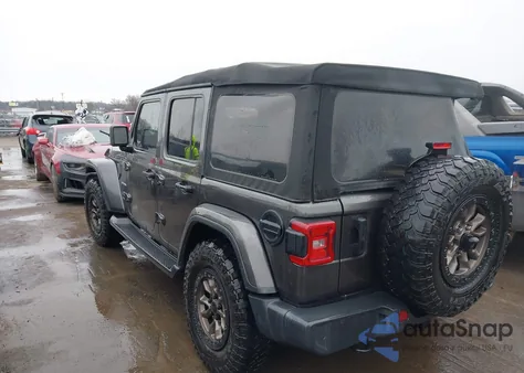 2020 Jeep Wrangler Unlimited Sahara 4X4 z USA, uszkodzony, nr VIN 1C4HJXEN7LW336355